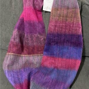 Pokoloko women’s Alpaca blend multi color seamless infinity Scarf